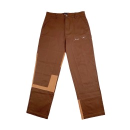 Personal Design Color Matching Men's Slant Pants Customized Brown Embroidered Slant Pants Retail Industry Slant Pants Supplier H270 Personal Design Color Matching Men's Slant Pants Customized Brown Embroidered Slant Pants Retail Industry Slant Pants Supplier H270